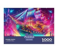 Sailboat in The Sea Puzzle 1000 Pièces pour Adultes Et Enfants Boat Jeu Éducatif Jouets Défi 1000 Pieces pour Jeux D'activités Familiales Cadeau d'anniversaire 70x50cm/1000pcs
