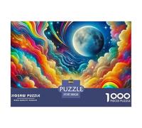 Sailboat in The Sea Puzzles 1000 Pièces pour Adultes Et Enfants Boat Jeu De Création Et Logique pour Enfants 1000 Pieces pour Jeux D'activités Familiales Cadeau d'anniversaire 38x26cm/1000pcs