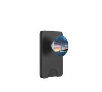 Sailboat Lighthouse Nautical Ocean Sunset Coastal Art PopSockets PopWallet pour MagSafe