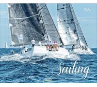Sailing 2026: Segelkalender und Naturkalender über den Sport des Segelns. PhotoArt Kalender. Querformat: 55 x 45,5 cm