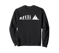 Sailing Evolution Voilier Silhouette Nautique Bateau Humour Sweatshirt