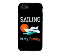 Sailing is My Therapy Printemps Été Plein air Santé mentale Coque pour iPhone SE (2020) / 7/8