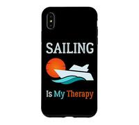 Sailing is My Therapy Printemps Été Plein air Santé mentale Coque pour iPhone XS Max