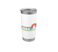 Sailing né en 1984 Anniversaire Yachting voile Voiliers Gobelet isotherme en acier inoxydable double paroi