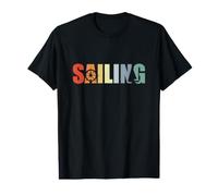 Sailing Voile Capitaine Bateau Sport T-Shirt Graphique avec Valeur