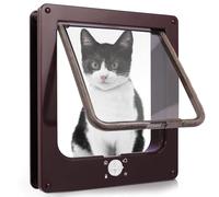 Sailnovo Chatière Classique pour Chat, 4 Options de Fermeture Manuelle, chatière pour Chien chatière chatière chatière XL BR