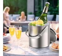 Sailnovo Enfriador de hielo, double pared, cubos de hielo de 1,3 litres