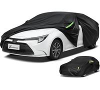 Sailnovo Housse de Voiture berline et Break imperméable et Respirante,Housse de Voiture complète pour la Pluie,Le Soleil,Protection Contre la poussière avec Fermeture éclair (490 à 530 cm)