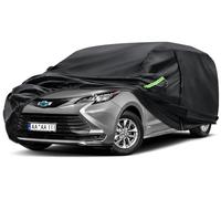 Sailnovo Housse de Voiture Break monospace imperméable et Respirante, Housse de Voiture complète pour la Pluie, Le Soleil, Protection Contre la poussière avec Fermeture éclair et Coton (450 à 485 cm)