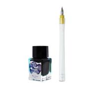 Sailor 10-0251-701 Ensemble de stylo plume Dipton+hocoro avec cadre bleu/scène de calligraphie