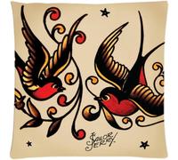 Sailor Jerry Tattoo Print Canapé Décoration D'intérieur Design Taie D'oreiller Housse De Coussin Carrée 45,7 Cm