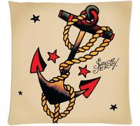 Sailor Jerry Tattoo Print Canapé Décoration D'intérieur Design Taie D'oreiller Housse De Coussin Carrée 45,7 Cm