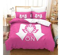 Sailor Moon Ensemble De Literie Imprim¿¿ D Ensemble De Pi¿¿Ces Housse De Couette En Microfibre Douce Avec Fermeture ¿¿Clair Cach¿¿E Taies D'oreiller Hous