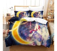 Sailor Moon Ensemble De Literie Pi¿¿Ces Sur Le Th¿¿Me Du Dessin Anim¿¿ Imprim¿¿ En D Avec Taies D'oreiller ¿¿ Fermeture ¿¿Clair Dissimul¿¿Es Housse De Couet