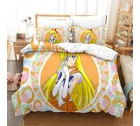 Sailor Moon Ensembles De Housse De Couette Anime D Ensembles De Literie Microfibre Parure De Lit Double£¿Xcm£©