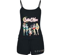 Sailor Moon Group Femme Pyjama Noir L 100% Coton Slim Fit