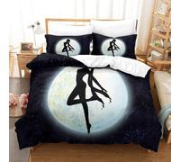 Sailor Moon Housse De Couette D Imprim¿¿ Anime- Parure De Lit Microfibreavec Fermeture ¿¿Clair,Housse Couette Imprim¿¿ Avec Taies D'oreiller Single£¿Xcm£©
