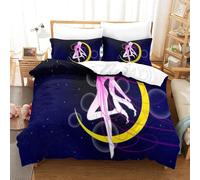 Sailor Moon Housse De Couette ¿¿ Th¿¿Me Imprim¿¿E En D Ensemble De Literie En Microfibre Douce Ensemble De Pi¿¿Ces Avec Housse De Couette Taie D'oreiller