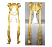 Sailor Moon Mercury Mars Jupiter Venus Venus Uranus Neptune Pluto Saturne Chibi USA Cosplay Perruques for Halloween Parti Sailor Jupiter WIG