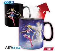 Sailor Moon - Mug 460 ml thermo-réactif Sailor & Chibi - ABYstyle