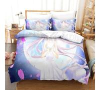 Sailor Moon Parure De Lit Motif Anime D,En Microfibre Douce Parure De Lit Avec Housse De Couette Et Taies D'oreiller,Fermeture ¿¿Clair,Ensemble De Lite