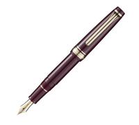 SAILOR Professional Gear Slim Mini stylo plume pointe or 21 carats extra fine, marron, 11-2155-132 stylo plume de poche japonais, stylo d'écriture de qualité supérieure, fabriqué au Japon