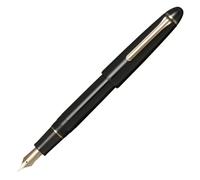 SAILOR Profit Casual L Stylo plume avec bordure dorée, pointe large noire transparente (B), stylo d'écriture japonais 11-0820-620