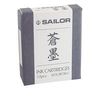 Sailor Sou-Boku Cartouches d'encre pour documents Bleu foncé/noir