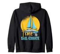 Sailor Time To Sail-ebrate Voilier nautique Sweat à Capuche