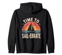 Sailor Time To Sail-ebrate Voilier nautique Sweat à Capuche