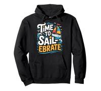 Sailor Time To Sail-ebrate Voilier nautique Sweat à Capuche