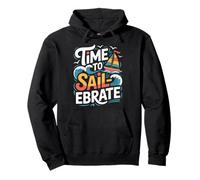Sailor Time To Sail-ebrate Voilier nautique Sweat à Capuche