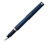Sailor TUZU ADJUST 12-0541-442 Stylo plume à pointe moyenne (M), fonction rotative et prise en main naturelle, comprend 2 cartouches d'encre (noir) et un convertisseur, édition limitée bleu marine