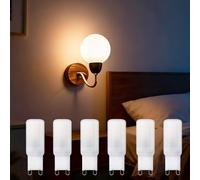 sailsco Ampoule LED G9 Blanc Chaud,2,2W 2700K 200 Lumen, Ampoule Économique Équivalent 21W Ampoule Incandescente, Non Variateur, Lot de 6