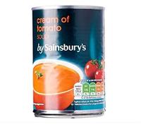 Sainsbury's Crème de soupe à tomates 400 g - La crème de soupe à tomates a gagné une place particulière dans nos cœurs ainsi que dans nos placards de cuisine.