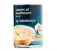 Sainsbury's Crème de soupe aux champignons 400 g - Uniquement des couleurs et des saveurs naturelles, convient aux végétariens.