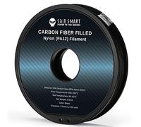 SainSmart ePA12-CF Filament en nylon fibre de carbone 1,75 mm, 0,5 kg, précision dimensionnelle +/- 0,05 mm, noir