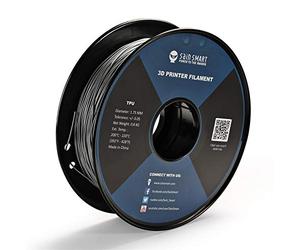 SainSmart Filament flexible en TPU pour impression 3D, 1,75 mm, 0,8 kg, précision dimensionnelle +/- 0,05 mm, argenté