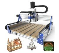 SainSmart Fraiseuse CNC mise à niveau avec moteur à boucle fermée et vis à billes PROVerXL 4030 V2, machine de gravure à 3 axes pour bois, métal, acrylique, PCB, MDF, zone de travail 400 x 300 x 110