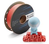 SainSmart GT-3 Filament PLA mat 1,75 mm, impression rapide jusqu'à 500 mm/s, filament de haute qualité, bobine de 1 kg, précision dimensionnelle +/- 0,02 mm, rouge rose