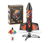 SainSmart Jr. Lanceur de fusée pour enfants, jouet motorisé à air avec parachute, lancement automatique jusqu'à 60 m, jouet de dernière intervention pour enfants de 8 à 12 ans
