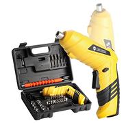 SainSmart Tournevis électrique sans fil avec batterie au lithium rechargeable de 3,6 V et mandrin hexagonal de 6,35 mm, comprend 45 embouts, 1 tige d'extension et 1 câble USB