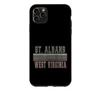 Saint Albans rétro, Virginie-Occidentale Coque pour iPhone 11 Pro Max