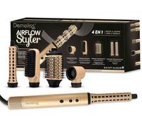 SAINT ALGUE - AIRFLOW STYLER - Brosse Soufflante 4 en 1 - Sèche & Coiffe, Lisse & Boucle - produit puissant, Compact et Léger - 3 Températures Réglables, pour Tous Types de Cheveux