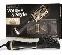 SAINT ALGUE - Brosse Soufflante 2 en 1 VOLUME & STYLE - Sèche & Coiffe, Tous Types de Cheveux - 2 Têtes Interchangeables - Revêtement Céramique & Tourmaline - 3 Températures