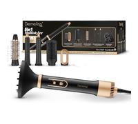 Saint Algue – Brosse soufflante Demeliss 5-en-1, 1000 W, 3 températures – Noir/Or