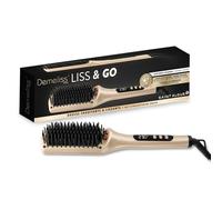 Saint Algue Demeliss Brosse Chauffante LISS & GO - Revêtement Céramique - Fonction Ionique - 6 Températures Jusqu’à 230°C - Lissage Naturel Avec Volume Préservé - Accessoire Coiffure Professionnel