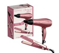 Demeliss SAINT ALGUE - Set Coiffure Complet Sèche-Cheveux + Lisseur - Collection Exclusive Cherry Chérie