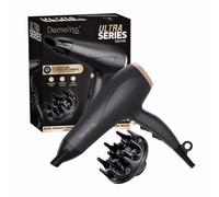 Saint Algue Sèche-cheveux Demeliss Ultra Series – Diffuseur, 3 températures, 2200 W – Noir