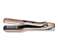 SAINT ALGUE Lisseur Vapeur TITANIUM - Plaques Titane Vapeur Ultra Puissante Réservoir XL 40ml Intégré Peigne Amovible Lissage Tous